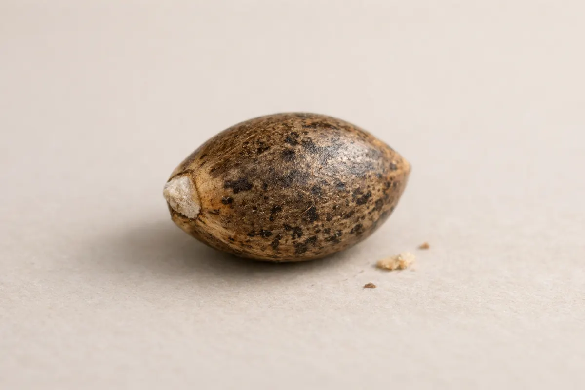 Editorial visual checklist for what type of seed is this with grouped clues and example details.